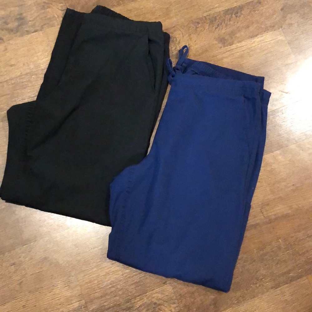 2 scrub pants